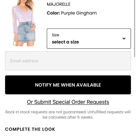 COPY - Majorelle Logan top in Purple - Picture 6 of 6